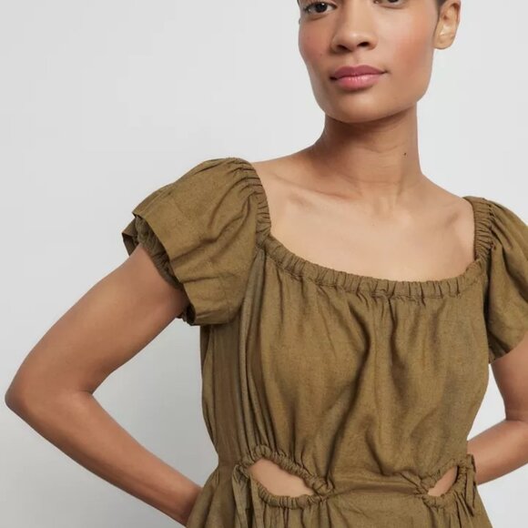 NWOT Urban Outfitters Peekaboo Frock Dress Size Large - Picture 2 of 8